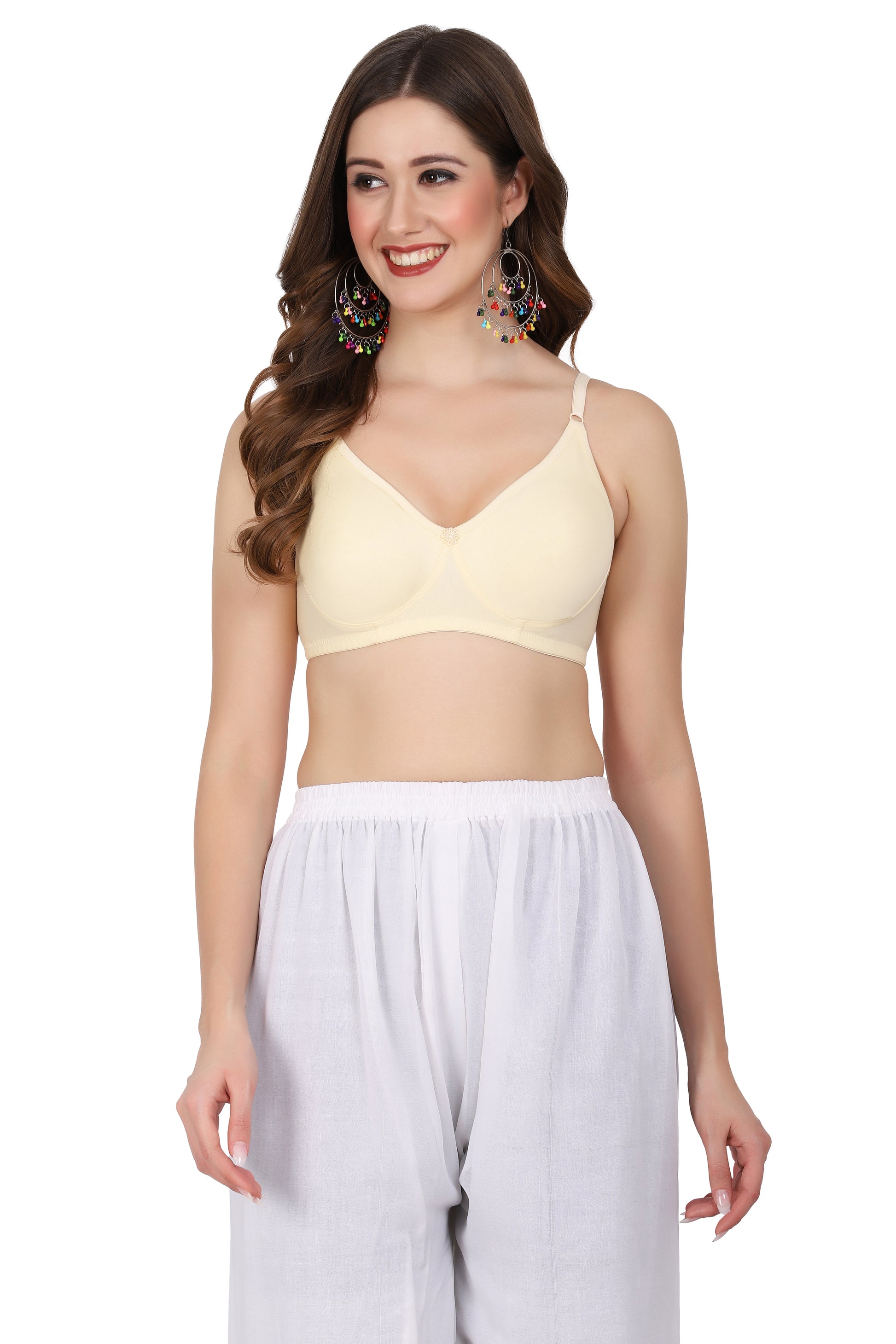 For a relaxed day, buy a seamless bra – Figure Fit lingerie with molded cups and a smooth, natural finish.