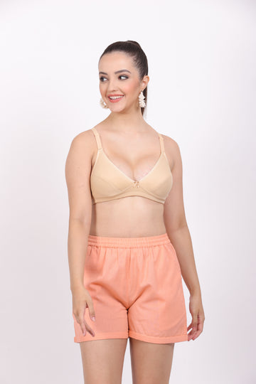 For a comfortable day, choose the Figure Fit lingerie – molded bra style with seamless finish and natural fit in 34 bra size.