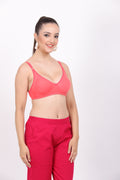 Buy lingerie online with this figure fit bra featuring a seamless design, soft fabric.