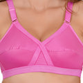 Buy cotton bra online at Figure Fit; pure cotton bras for women with a cross-back strap and back bra closure type.