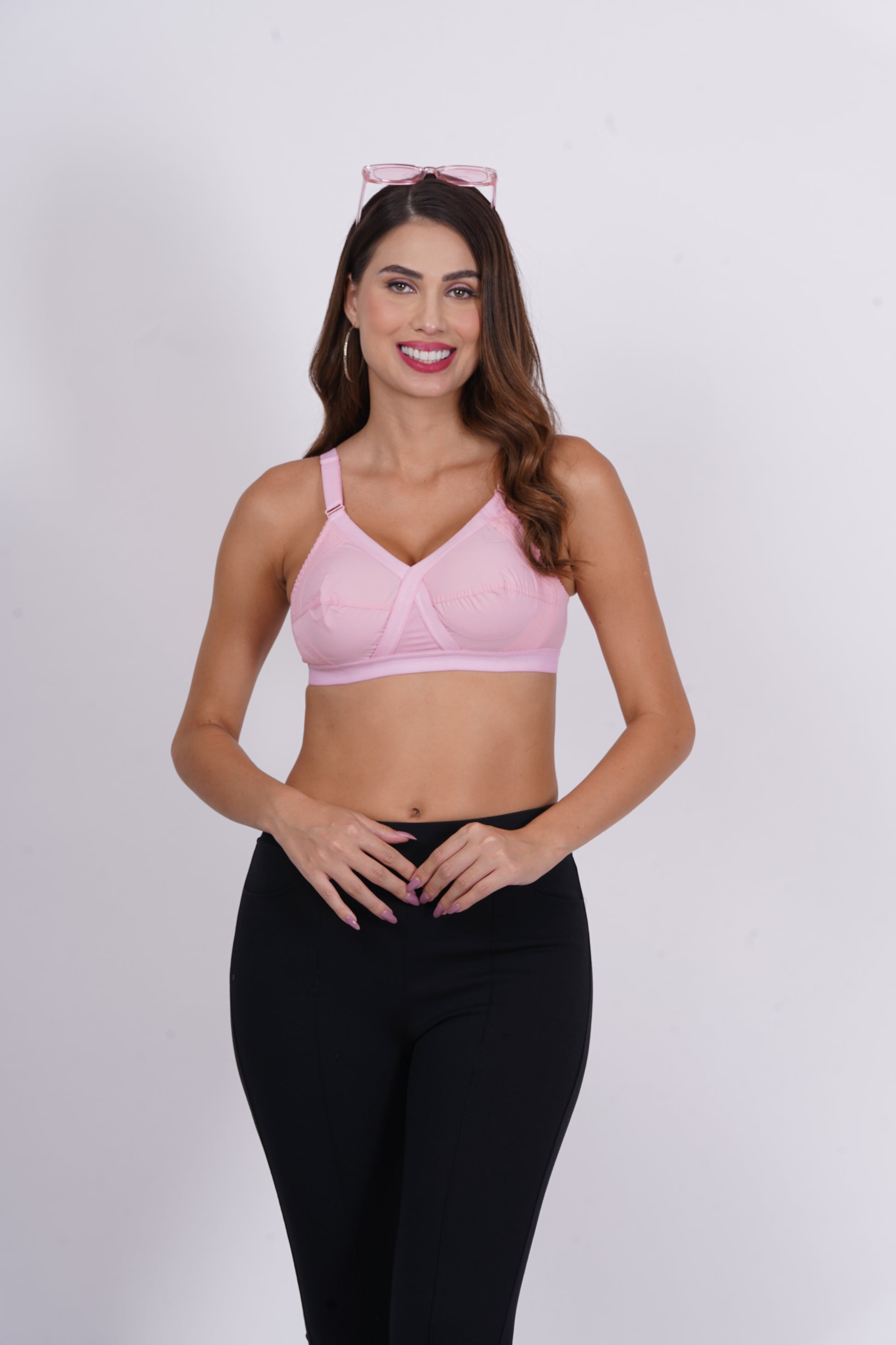Figure Fit Nayra cotton bra online offers natural shaping, 28 size fit, pure cotton fabric, and a convenient pull on bra closure type for ease of wear.