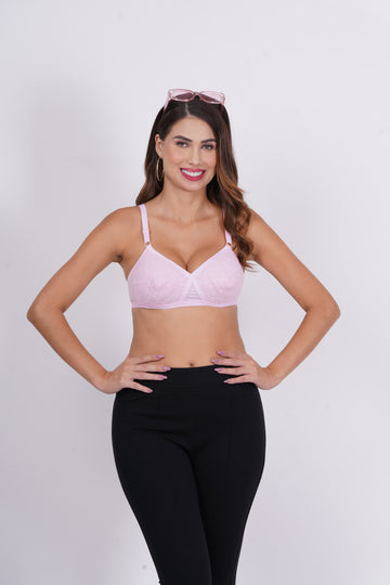 Figure Fit Cross Chicken Cotton Bra