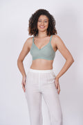Buy lingerie online with this figure fit sexy bra, featuring a wireless bra style, molded cups, and a snug, body-hugging fit for all-day comfort.

