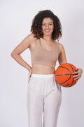 Gym bra in 28 size, offering a smooth fit and enhanced flexibility.
