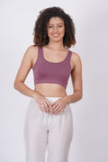 Ladies sports bra, crafted with lightweight, breathable material.
