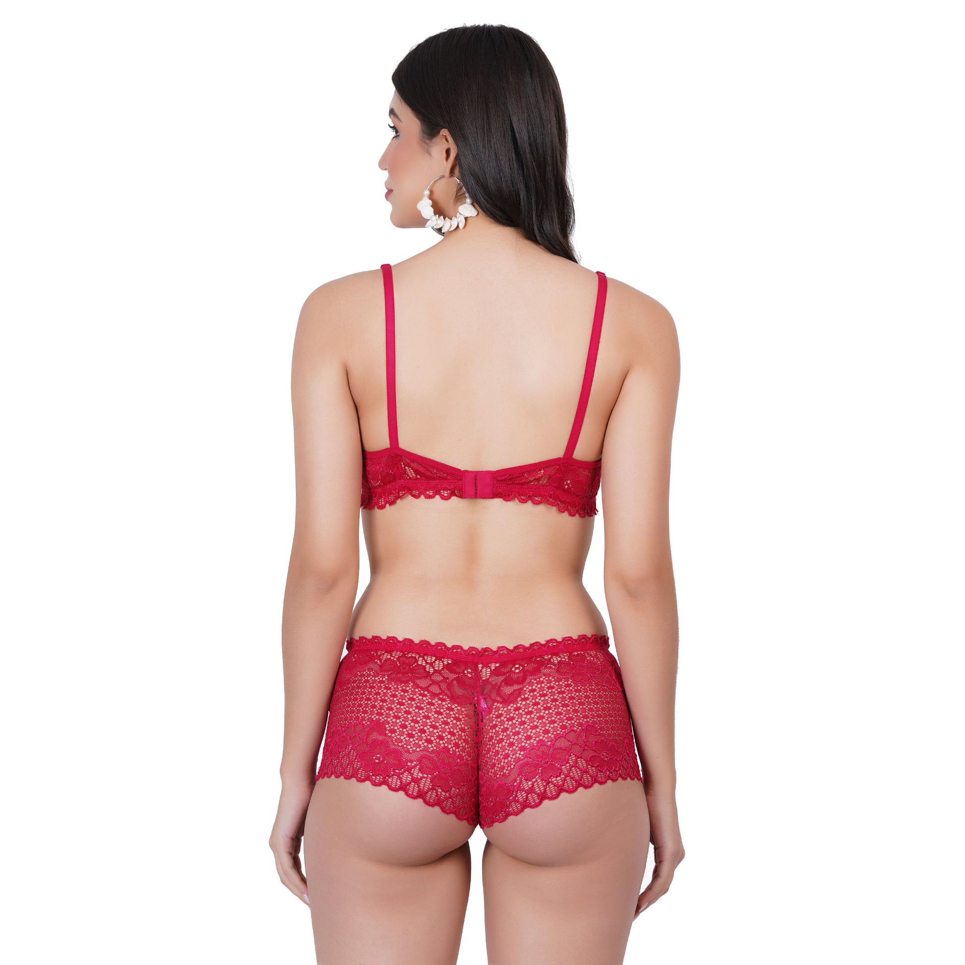 Bridal sets featuring a stylish bra and panty duo, making a thoughtful honeymoon essential.