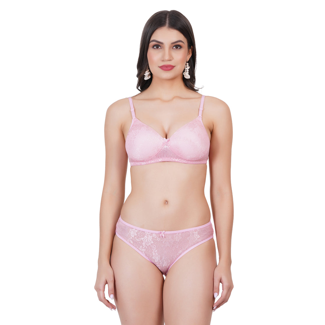 Cup B bra size with soft polyester fabric, moisture-wicking technology, and a padded design for all-day.

