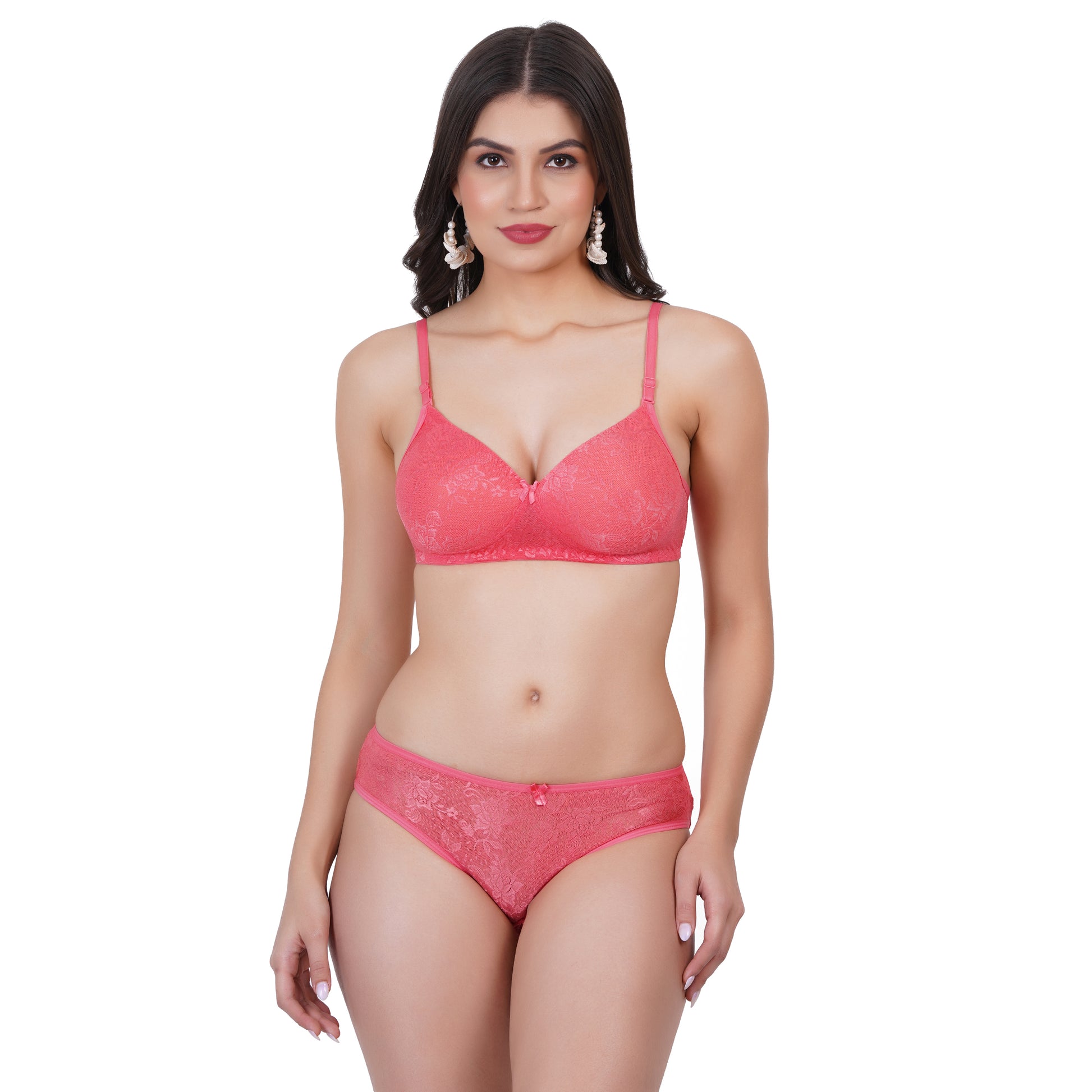 Moisture-wicking polyester fabric enhances breathability in this figure fit bra, ideal for intimate wear.