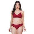 Bridal lingerie set with seamless net lace bra and panty, perfect for weddings, Valentine’s Day, and romantic getaways.