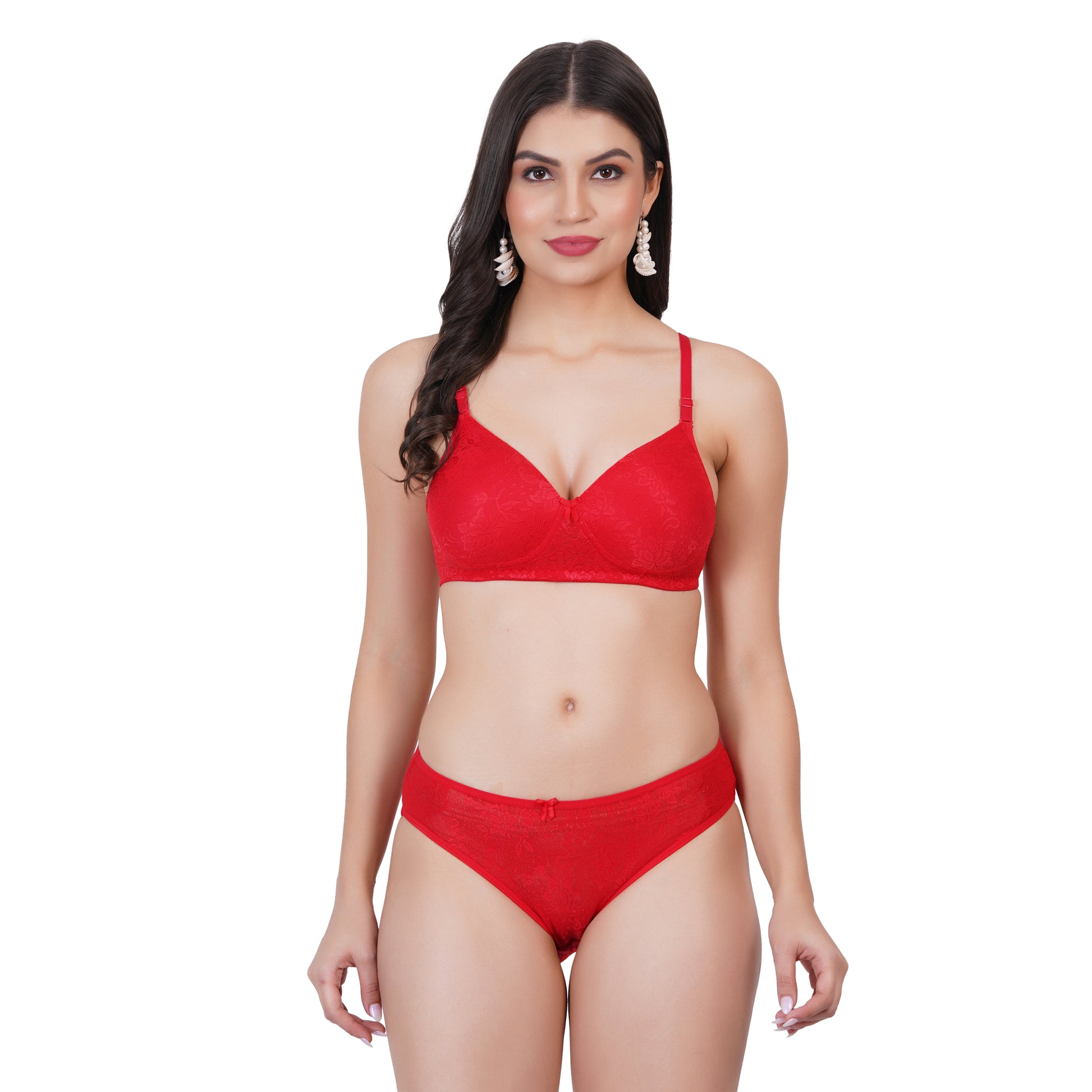 Women’s bra set with a sexy bra and bridal panty design, making every occasion extra special.