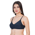 Hosiery bra online featuring adjustable straps, full coverage, and a snug figure-hugging fit – fig innerwear style.