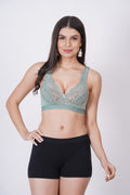 Sexy bralette bra with net lace and underband – comfort and support in Cup B size.