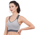 Fig bra for women crafted from breathable synthetic fabric, perfect for gym and sports activities.
