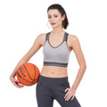 Seamless gym bra for low and high-impact activities. Designed for comfort and flexibility during workouts.