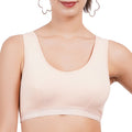 Women’s sports bra, crafted with moisture-wicking fabric for sweat resistance.
