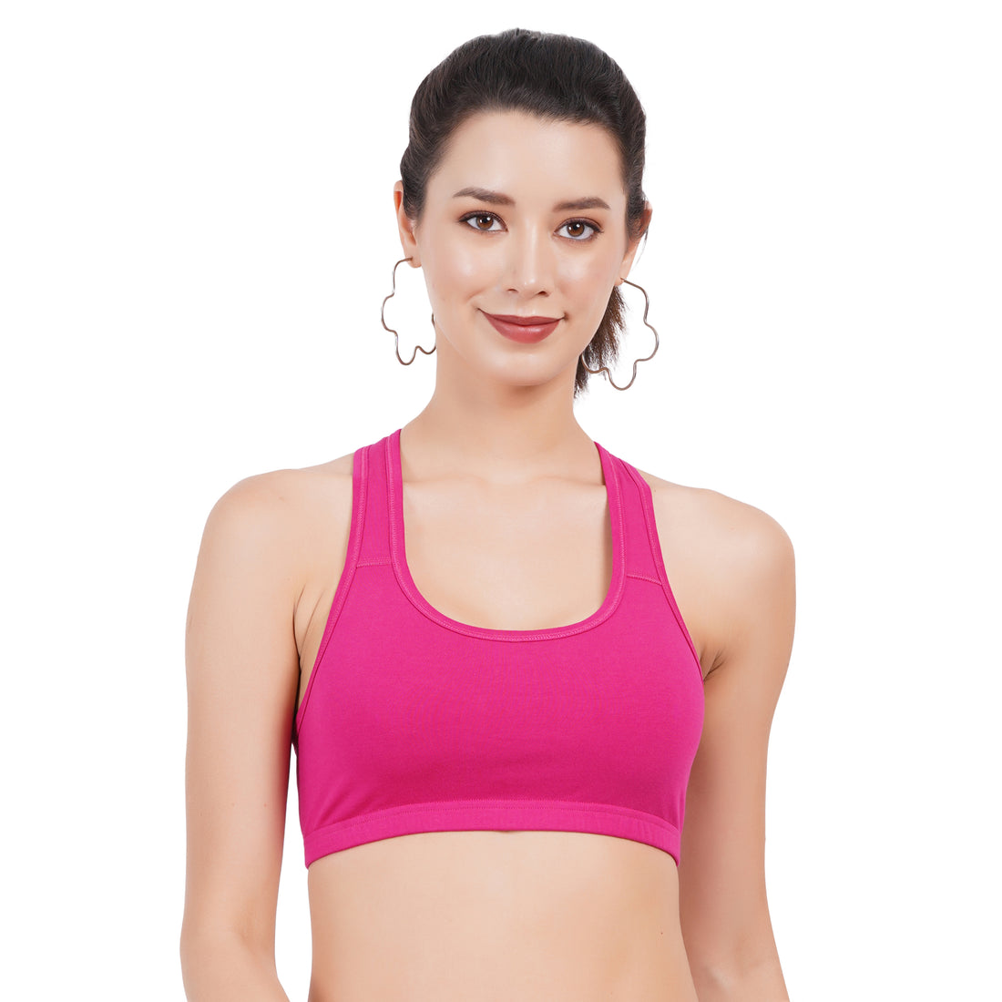 Figure Fit bra offering medium support and a seamless fit for gym sessions.
