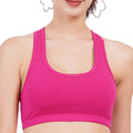 Gym bra with a non-padded design, ensuring breathability and comfort during high-intensity exercises.
