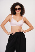 Shop wireless bra style with minimal bra coverage, featuring a pull-on closure type for all-day comfort.