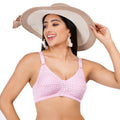 Buy cotton bra online—Figure Fit Rupali pure cotton bra with minimal coverage and back closure.
