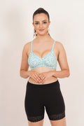 Figure Fit lingerie presents a printed bra with back bra closure and natural fit – an everyday essential under Rs 200.