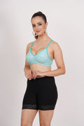 Women’s printed bra with demi coverage, comfort style, and secure back closure – best budget-friendly pick under Rs 200.