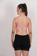 Figure Fit bra with adjustable fit, cup B bra size, and natural fir – a breathable cotton essential for women.