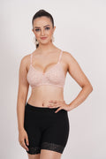 Seamless bra for women with cup B bra size, demi bra coverage, and a secure fit. A must-have figure fit bra.