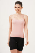 Camisole online in a stretchable lycra fabric, offering flexibility and durability.
