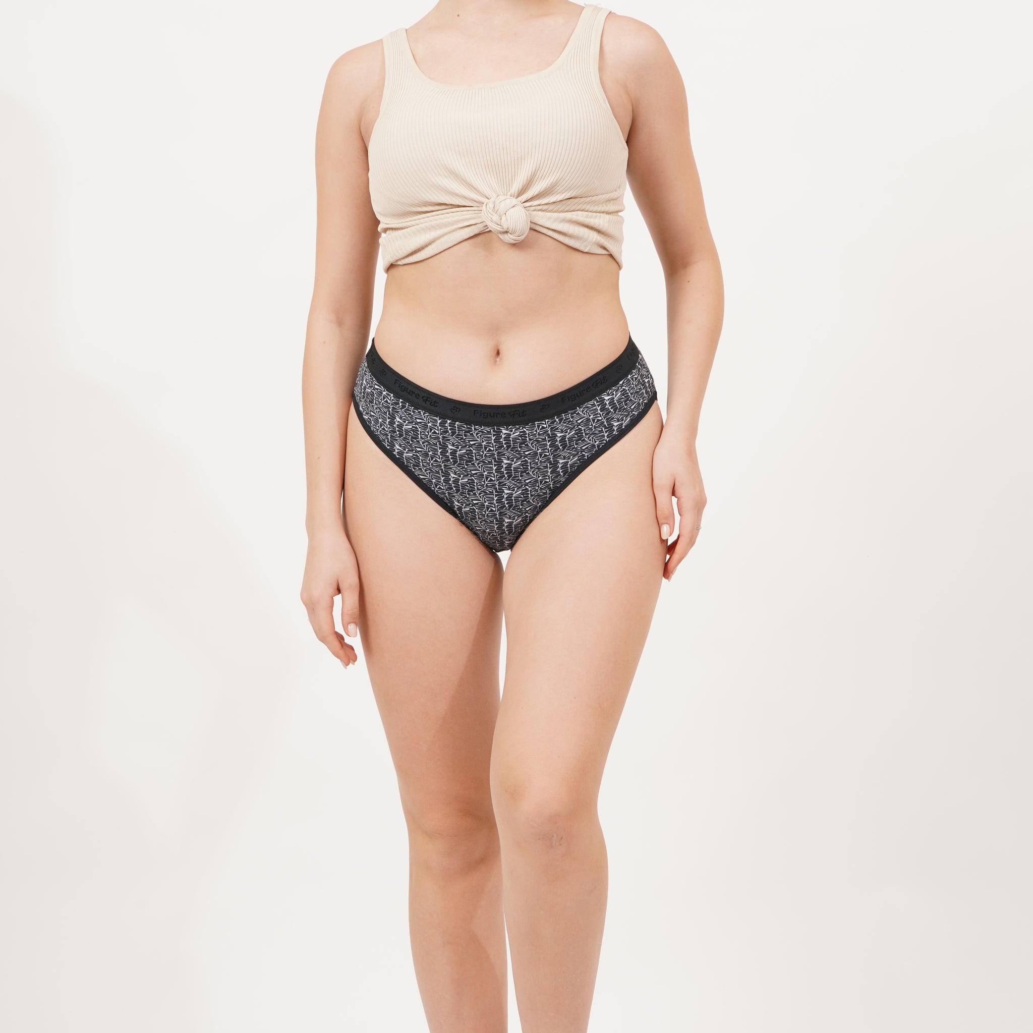 Buy Fig lingerie panty pack of 3 – soft synthetic fabric with a seamless design for all-day comfort.