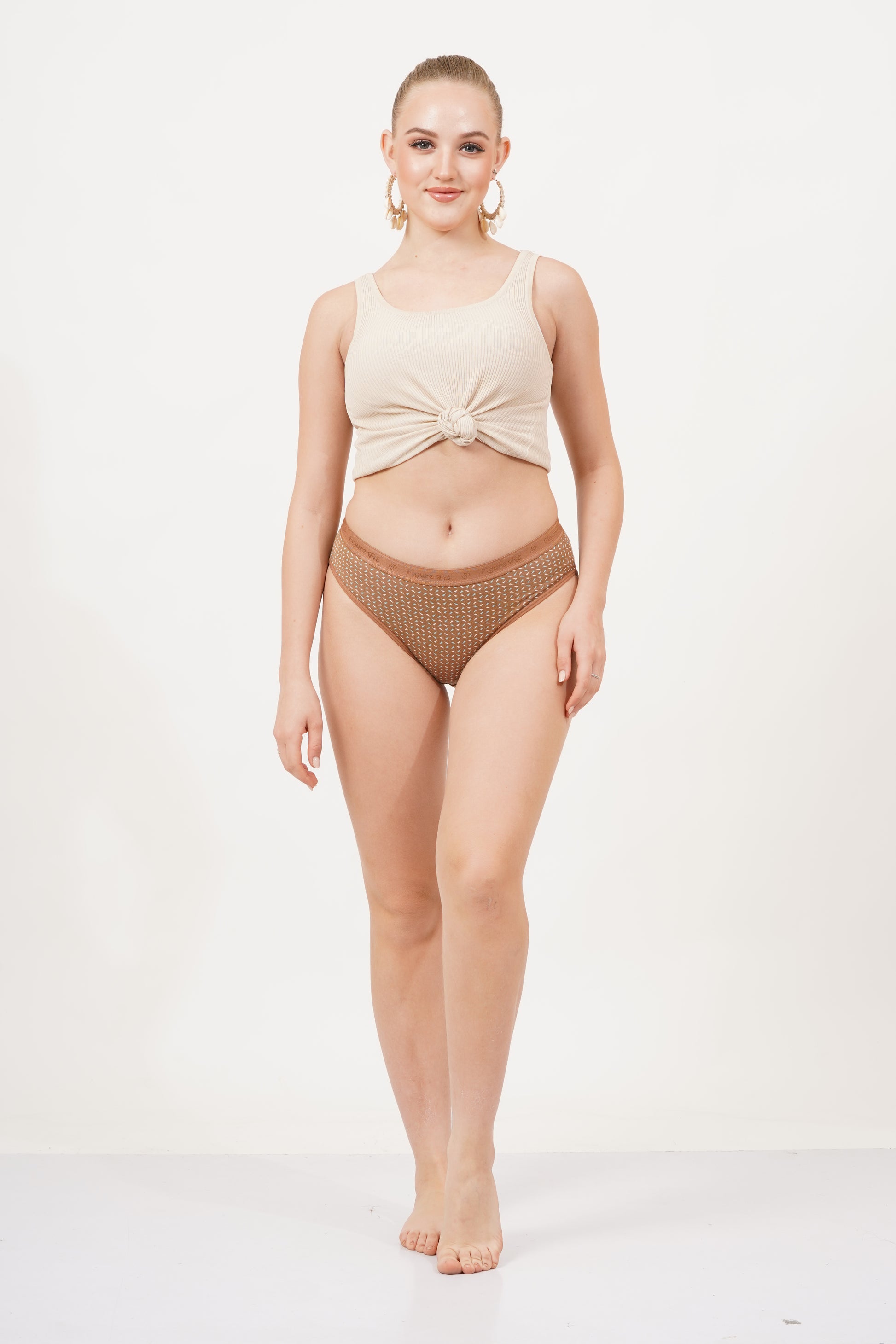 Underwear for women – smooth and stretchable nylon fabric panties with a snug fit.