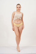 Figure underwear set for women, 34 size available offering a body-hugging fit with a printed design.
