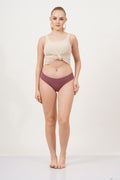 Fig panties pack of 3, made from soft cotton fabric, offering full coverage and breathability.
