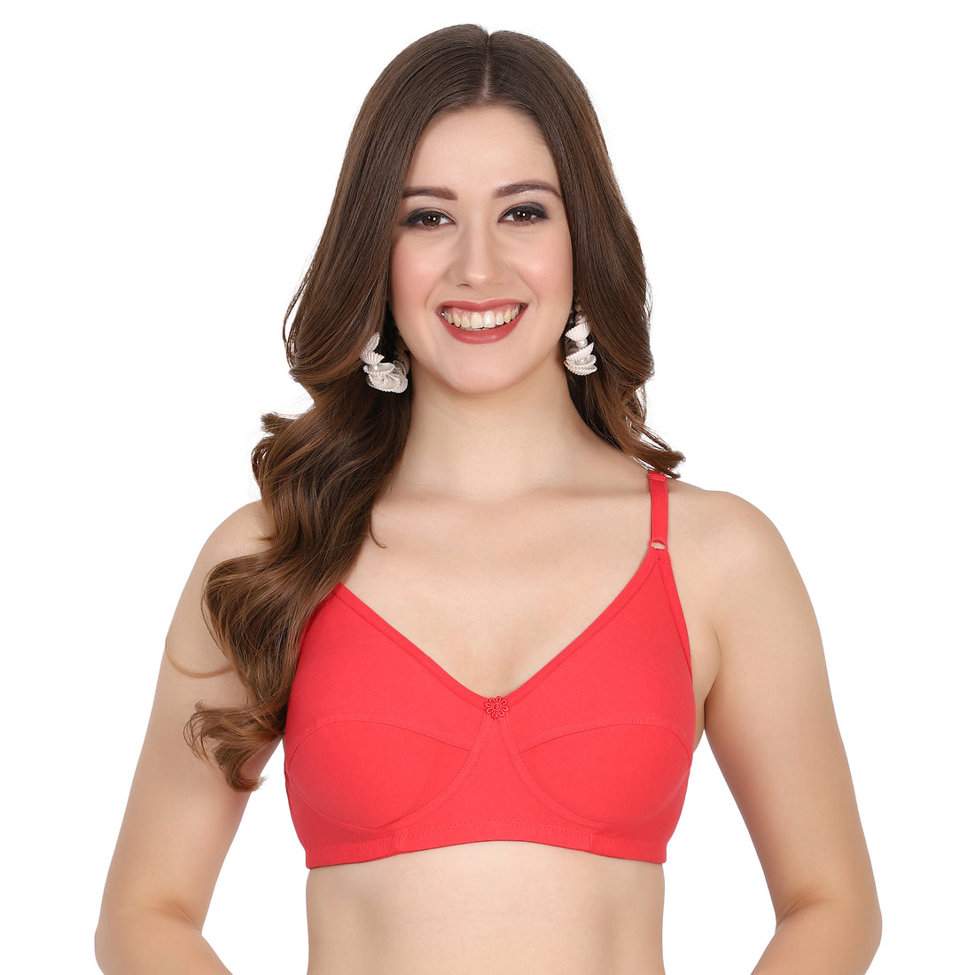 Cup B bra size hosiery bra with back bra closure type – perfect snug fit fig bra for women under ₹200.
