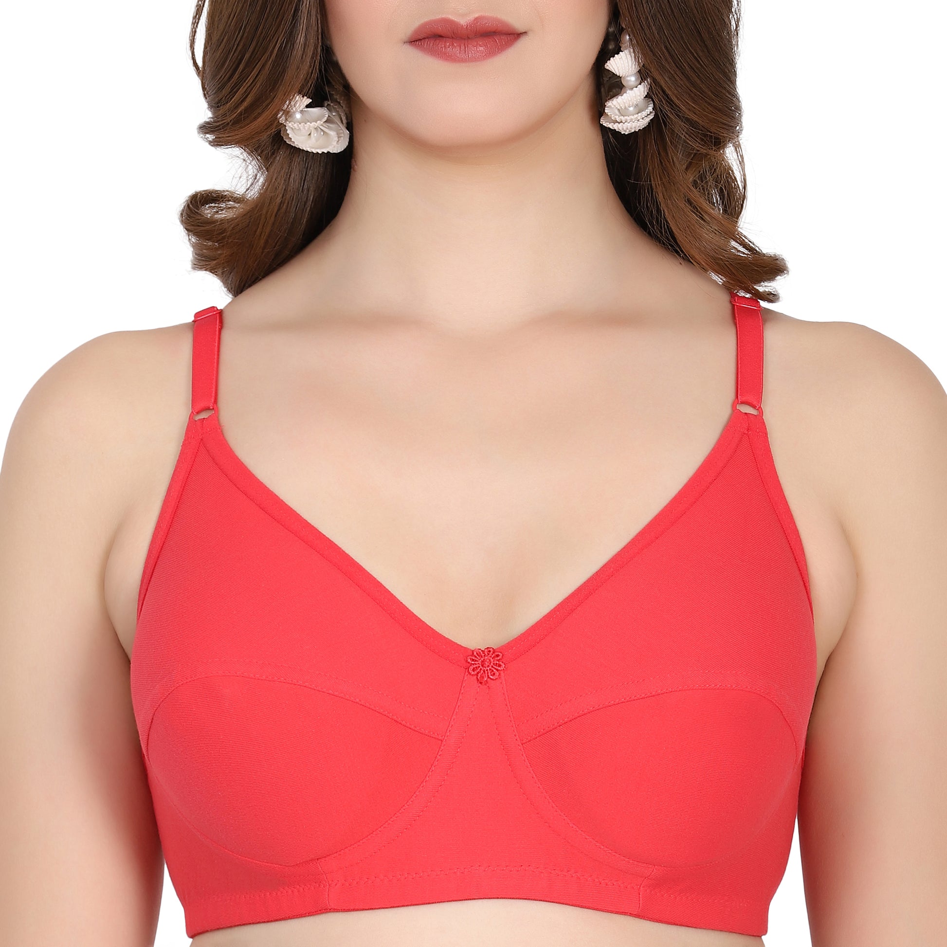 Hosiery bra online in cup B with a figure-hugging fit – stylish fig bras for women at budget price.