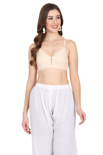 Choose this Figure Fit lingerie – a comfortable  seamless bra with molded cup style and pull-on bra closure in 34 bra size online.

