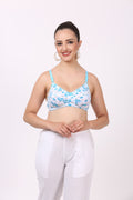 Affordable and stylish printed bra under Rs 200 with demi minimal coverage and figure fit for daily comfort.