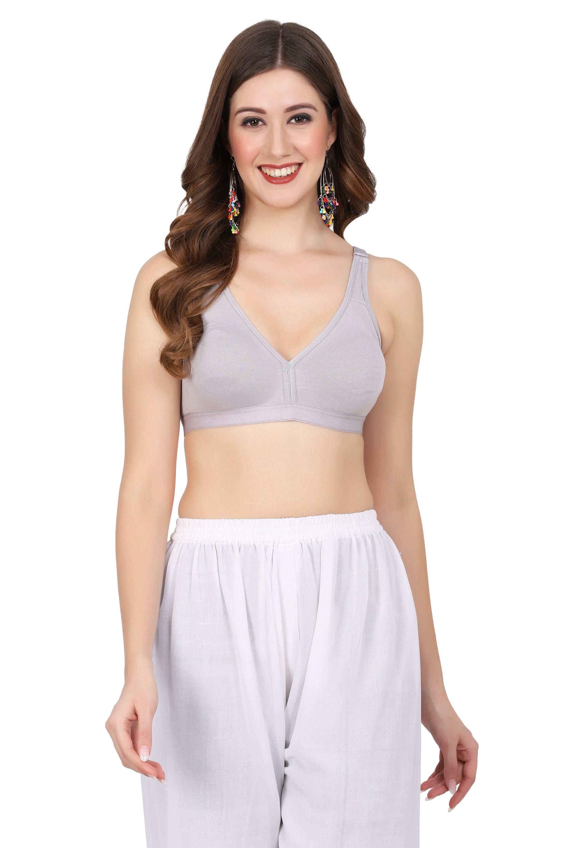 For seamless comfort, this women padded bra offers natural fit, minimal coverage, and everyday bra style in 42 B bra.

