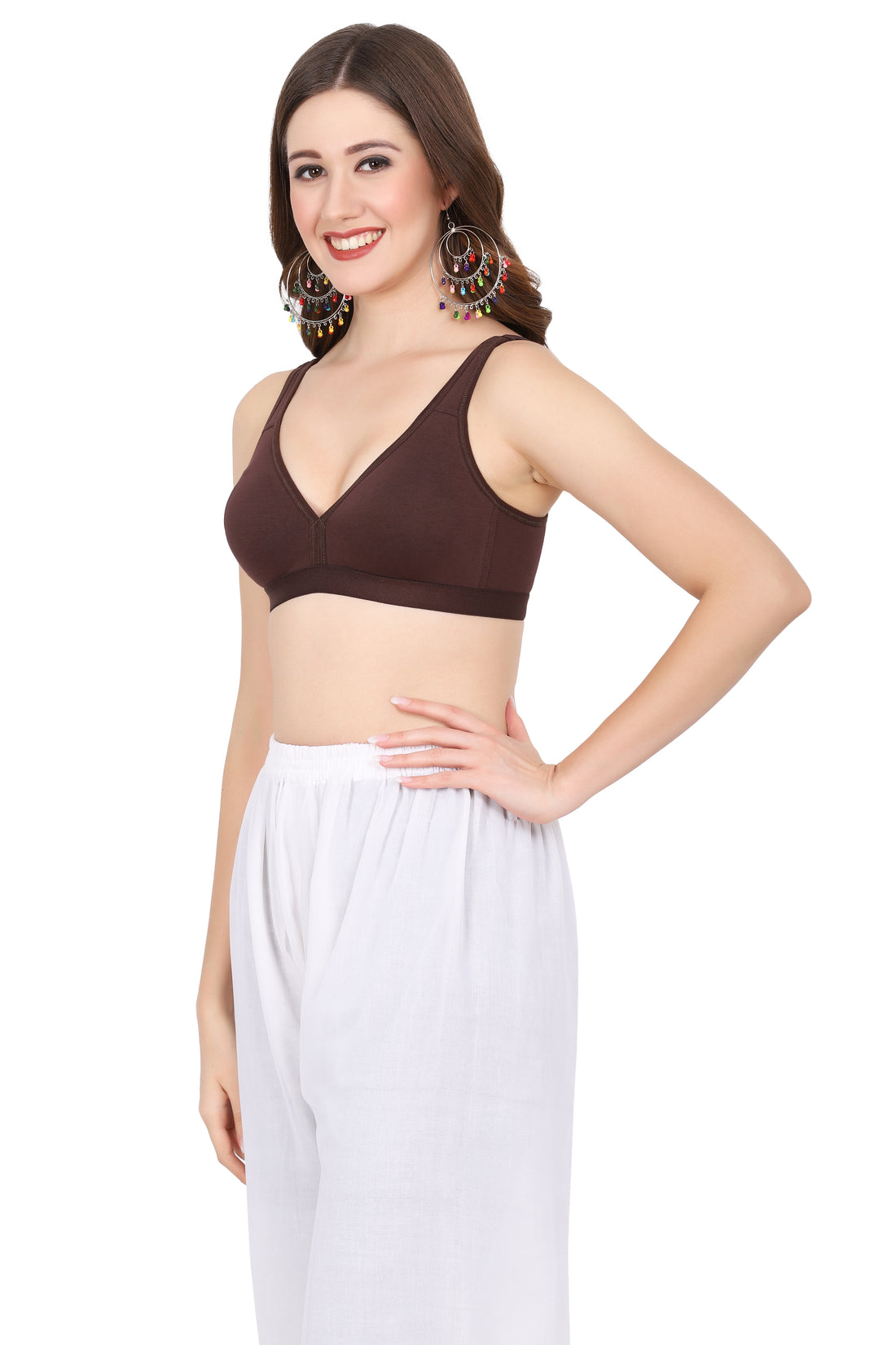 For a comfortable day, choose this best seamless bra – pull-on closure, minimal coverage, and natural fit in 34 bra size.