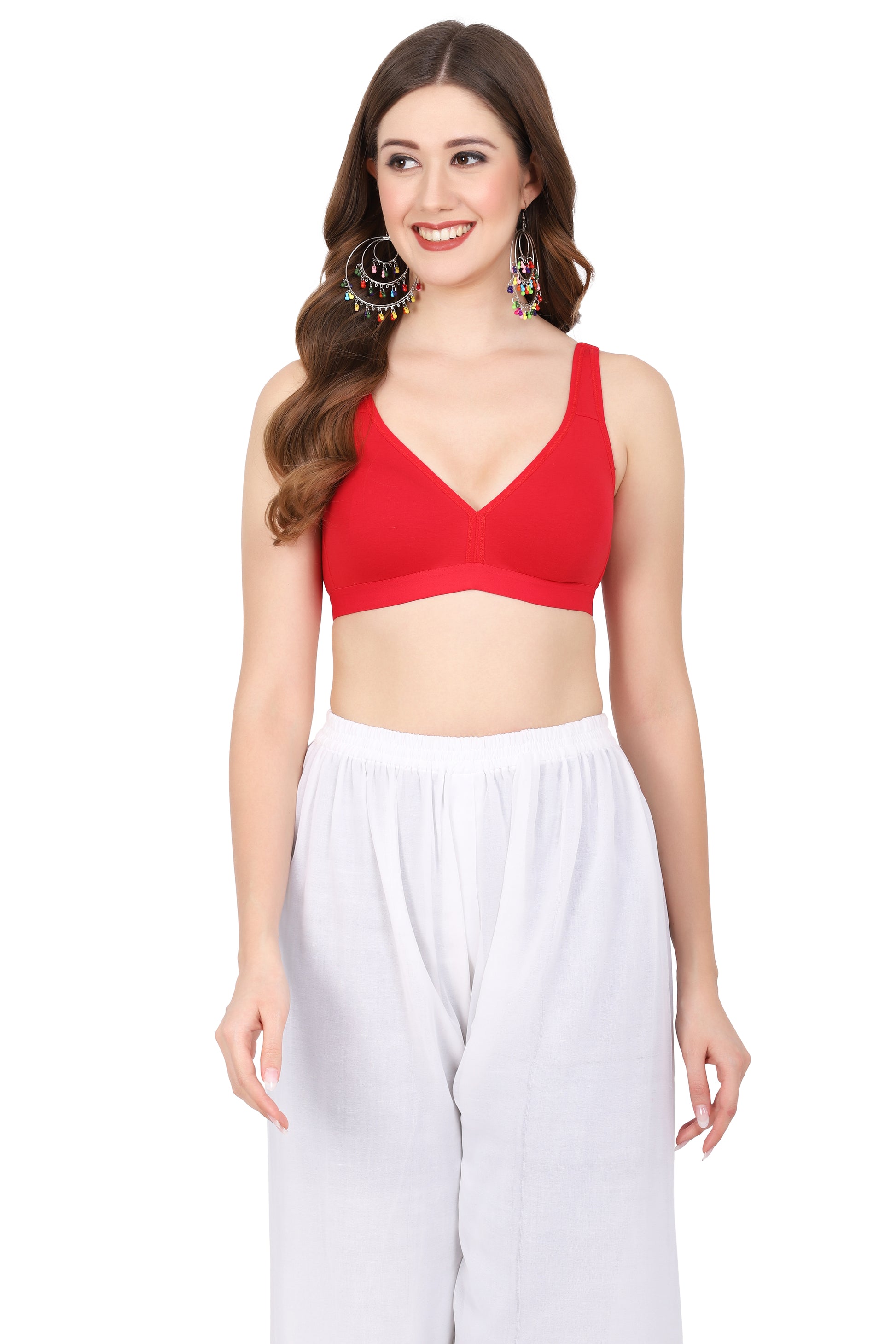 Buy all-day comfort with this seamless bra – pull-on closure, minimal coverage, and seamless finish for a natural fit.