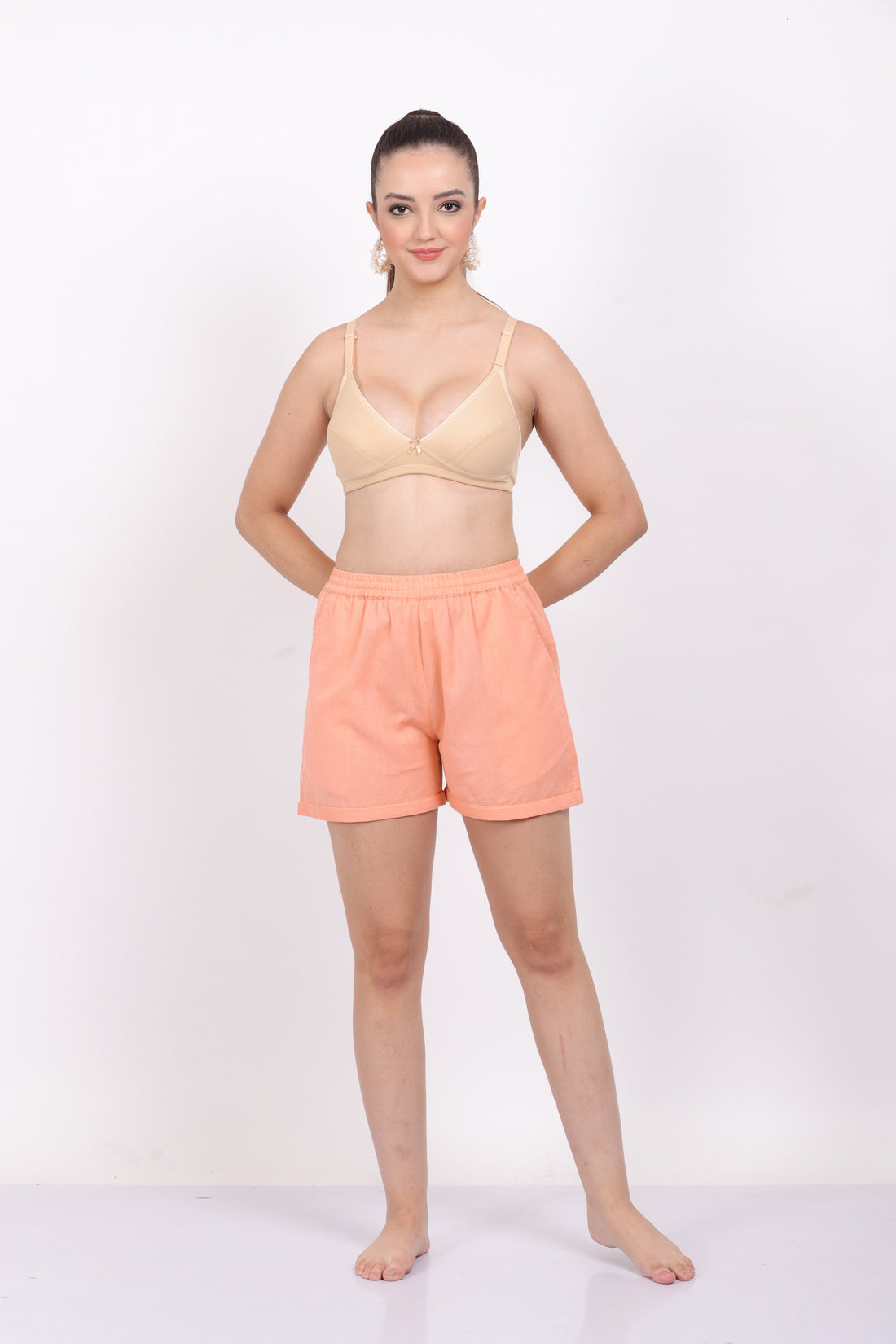 For a comfortable day, choose the Figure Fit lingerie – molded bra style with seamless finish and natural fit in 34 bra size.