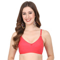 Cup B bra size hosiery bra with minimal coverage and back closure – seamless snug fit for daily wear.
