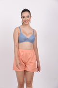 From work to play, this fig bra for women offers seamless finish and molded bra style for a comfortable day.