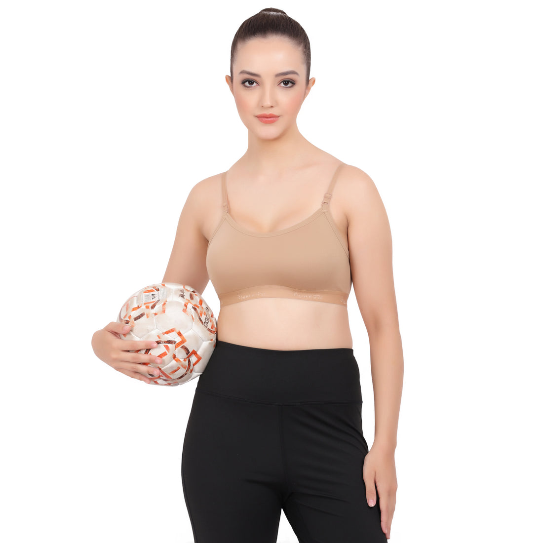 Buy nude color Sports bra under ₹200 with sweat-wicking fabric, perfect for gym workouts.