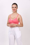Figure Fit padded bra with everyday support, nylon fabric, and demi cup design – perfect fit for 32 B size.