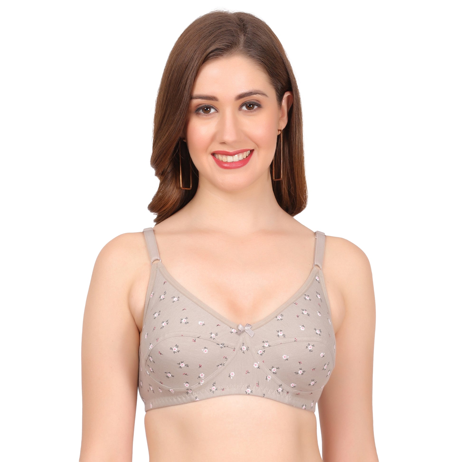 Printed bra under Rs 200 with back closure type, 32 size fit, and full coverage – a go-to for daily confidence and style.