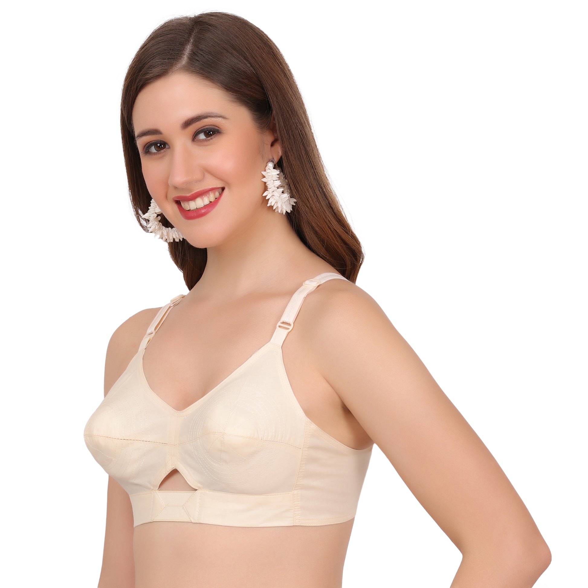 Non-wired bra with minimal coverage, perfect for a natural and relaxed feel.
