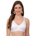 Fit lingerie collection featuring a cotton comfy bra with a snug yet flexible fit.
