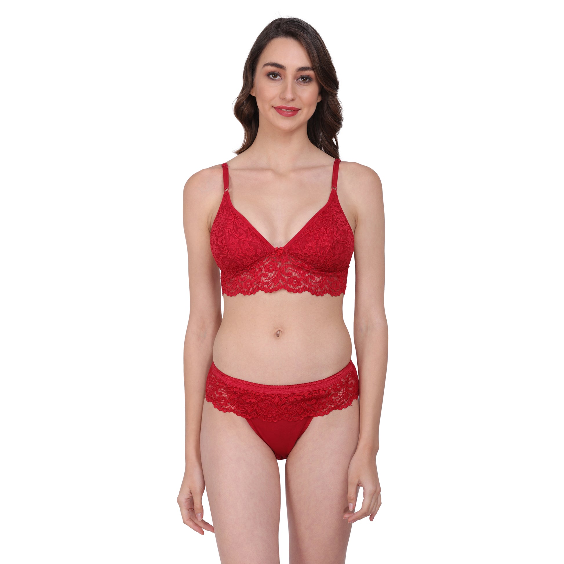 Best net bra in a bridal set with matching bra and panties, offering all-day comfort and enhancing natural body curves.